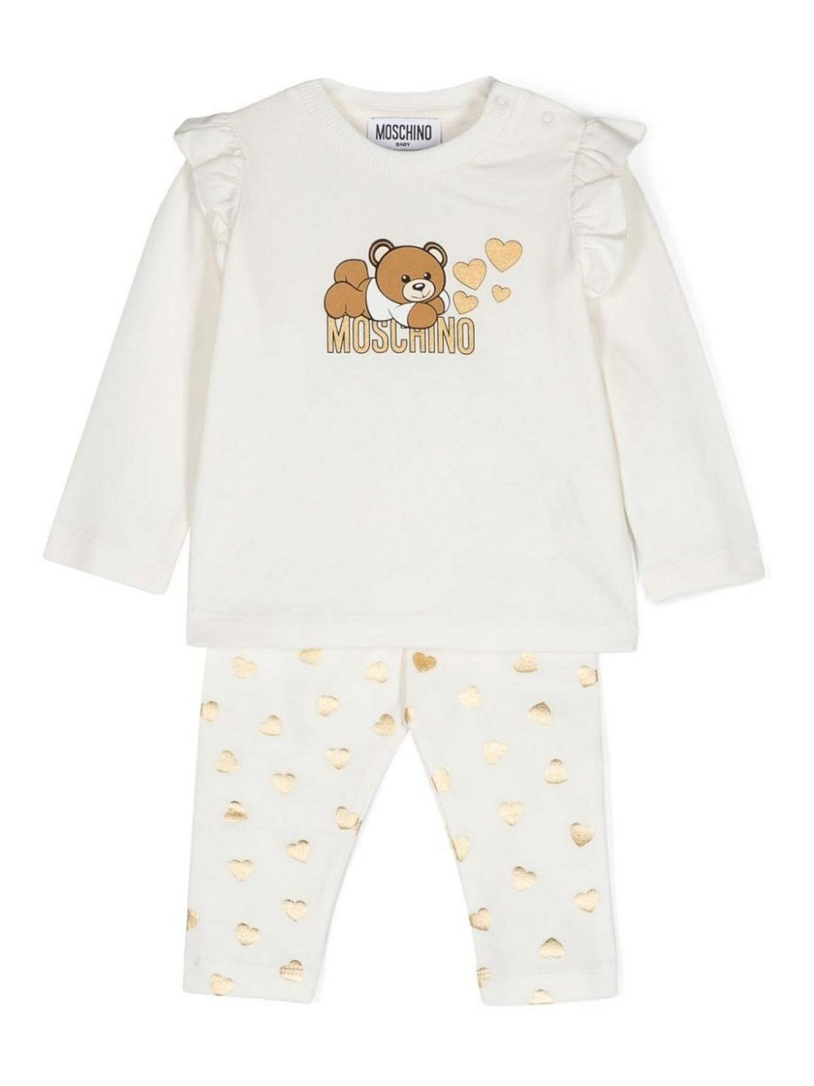 Moschino Kids Combinaison - Blanc