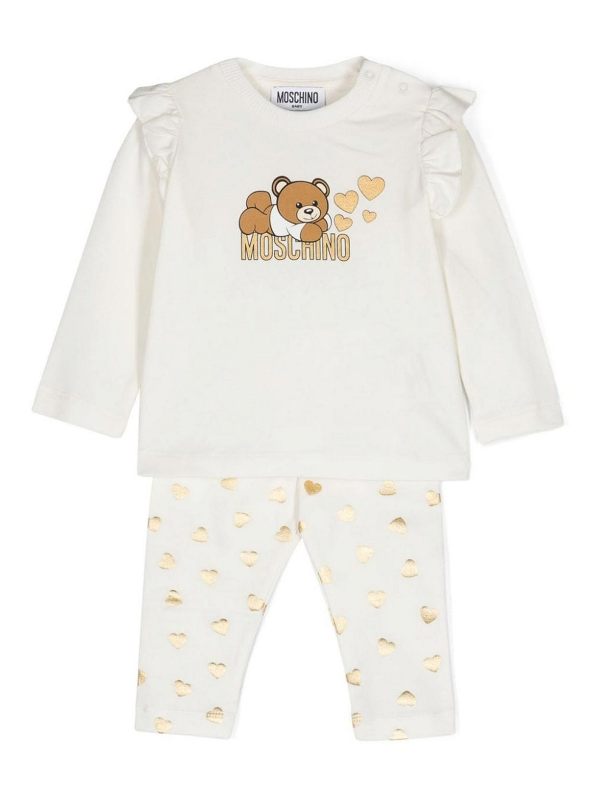 Moschino Kids Combinaison - Blanc