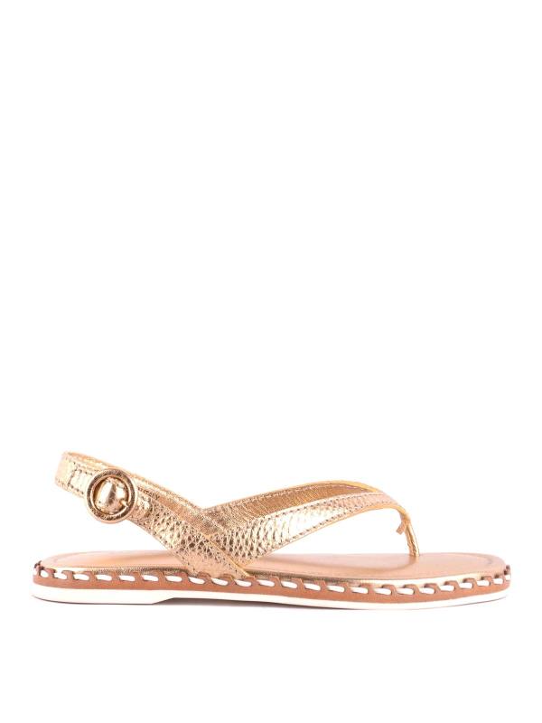 Car Shoe Sandales - Or