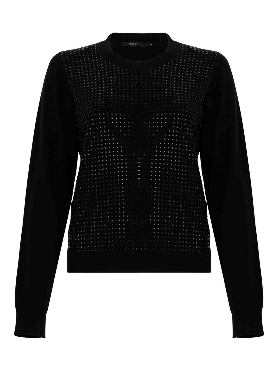 Seventy Pull Col Rond - Noir