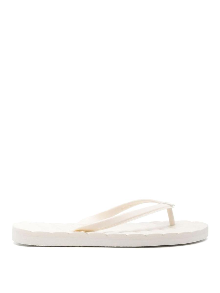 Tory Burch Tongs - Blanc