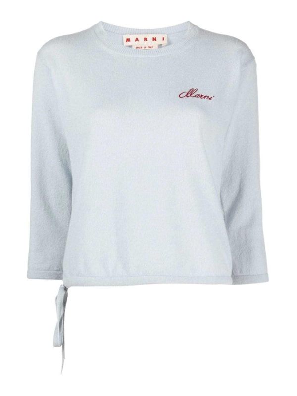 Marni Pull Col Rond - Bleu
