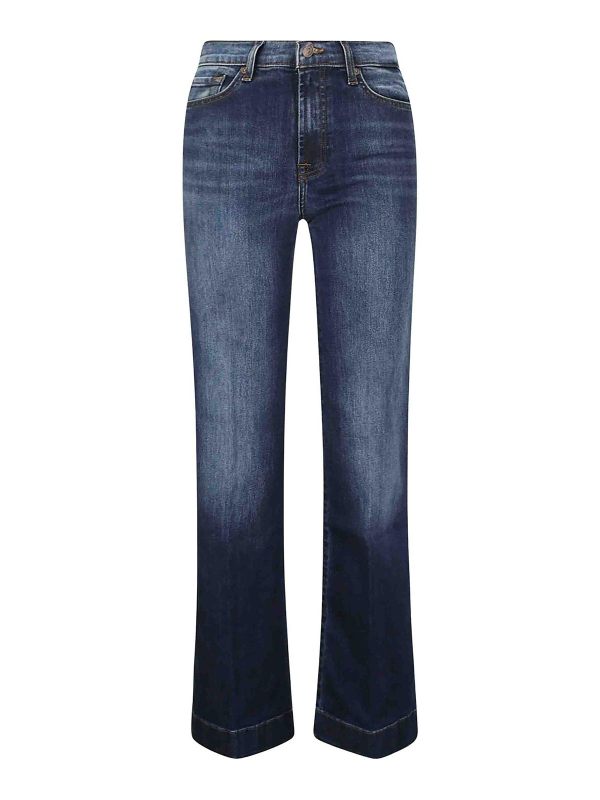 7 For All Mankind Jean Bootcut - Bleu