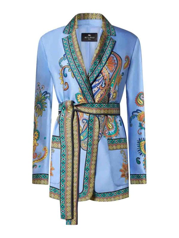 Etro Veste Casual - Bleu Clair