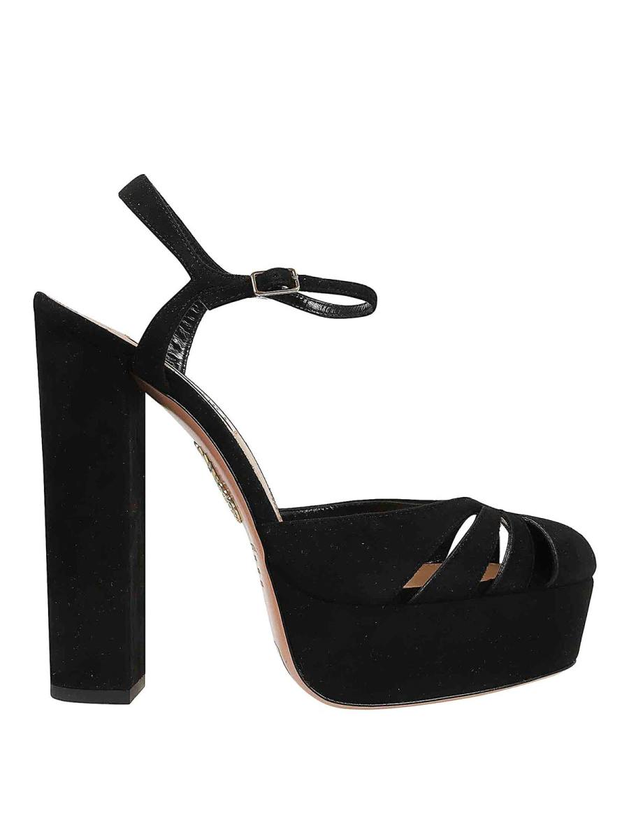 Aquazzura Mules - Noir