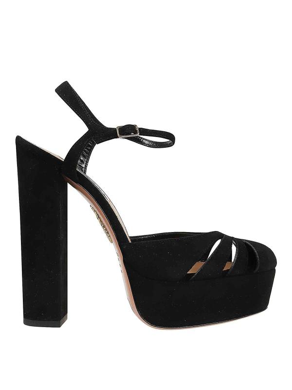 Aquazzura Mules - Noir