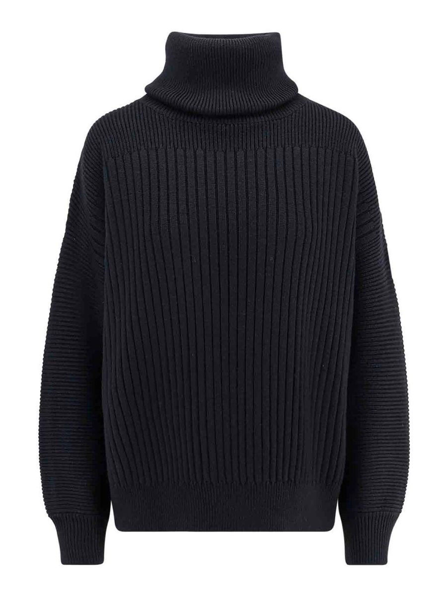 Moncler Pull Col Bateau - Noir