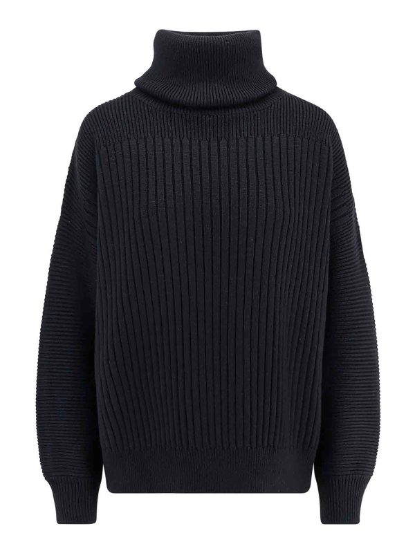 Moncler Pull Col Bateau - Noir