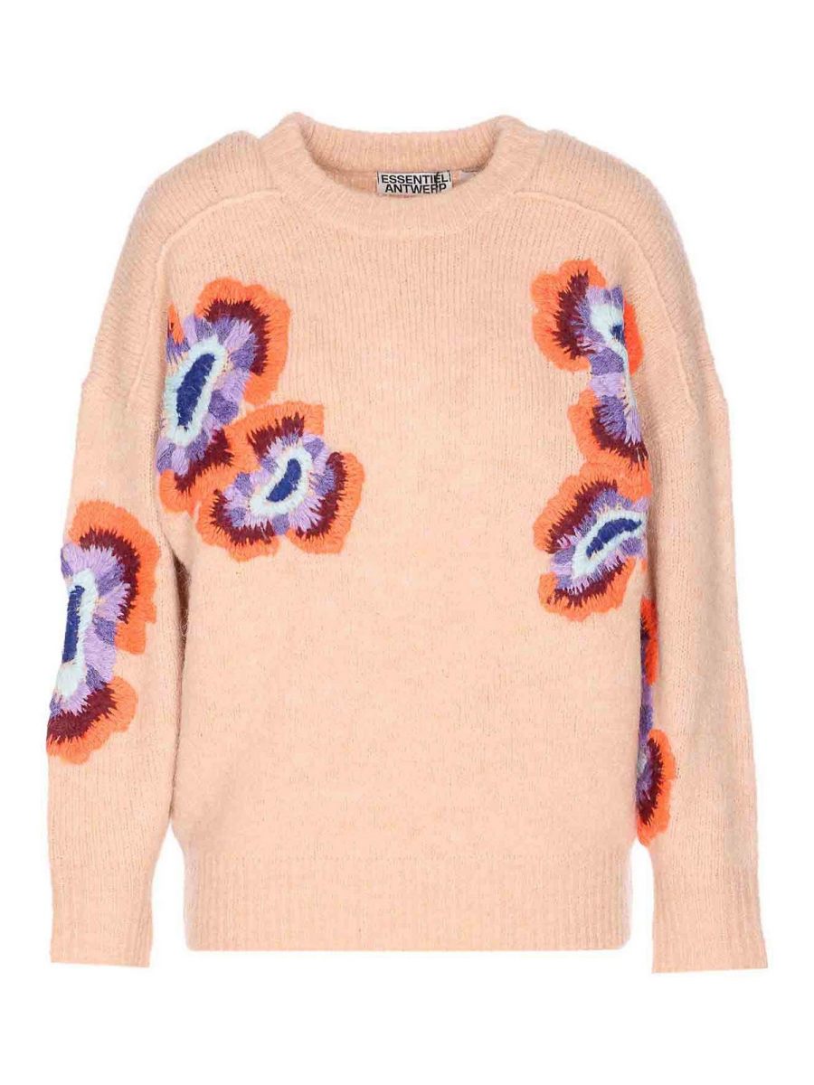 Essentiel Antwerp Pull Col Rond - Rose