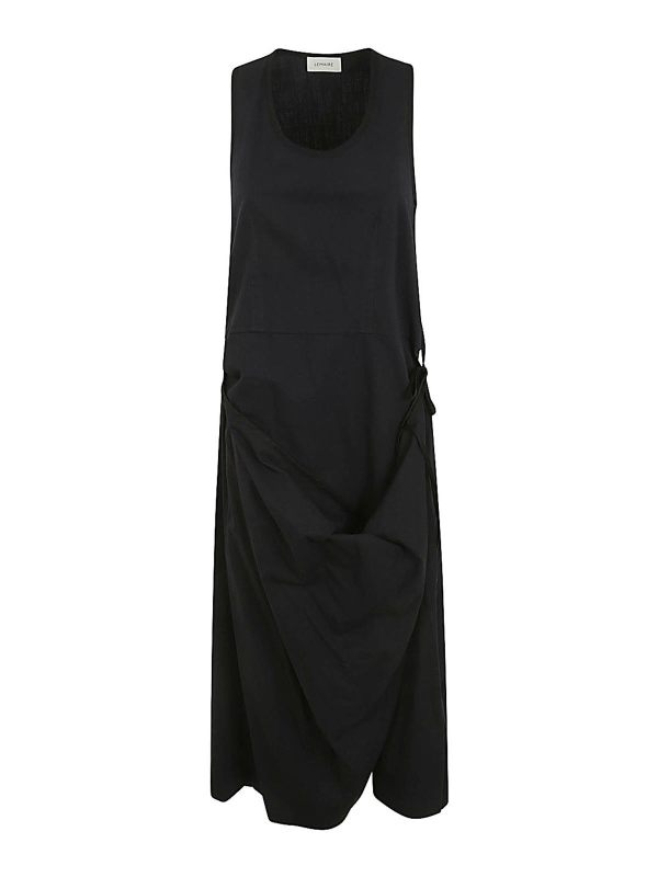 Lemaire Robe Au Genou - Bleu