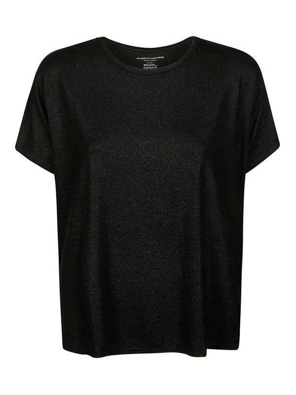 Majestic - Filatures Du Lion T-Shirt - Noir