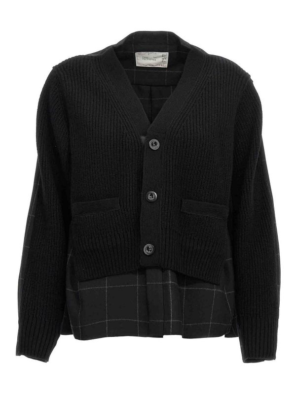 Sacai Cardigan - Noir