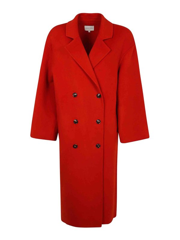 Loulou Studio Manteau Court - Rouge