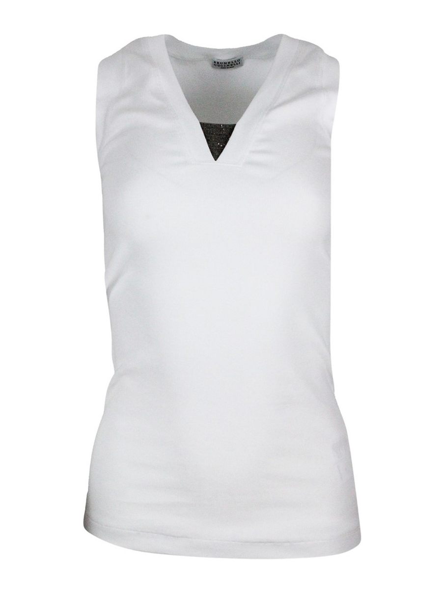 Brunello Cucinelli Top - Blanc