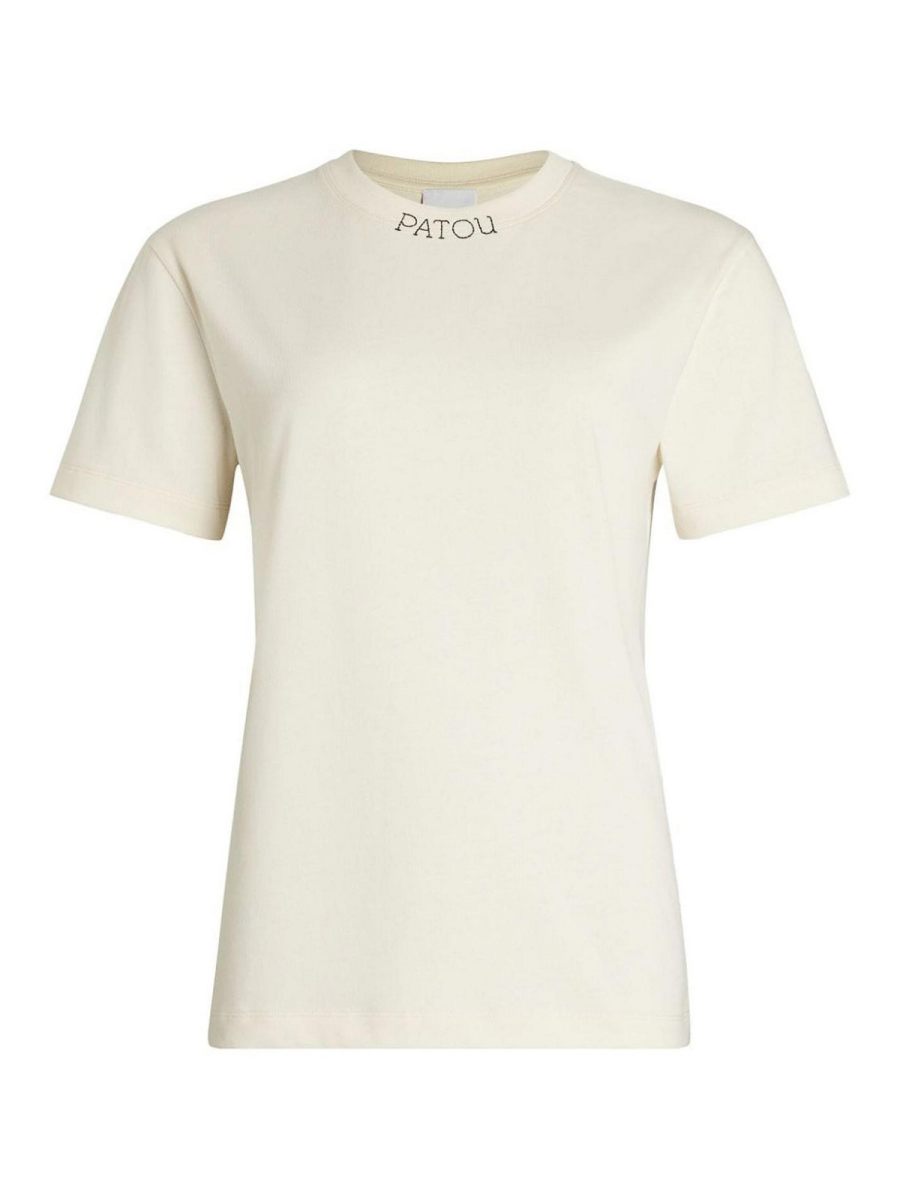 Patou Pull Col Rond - Blanc