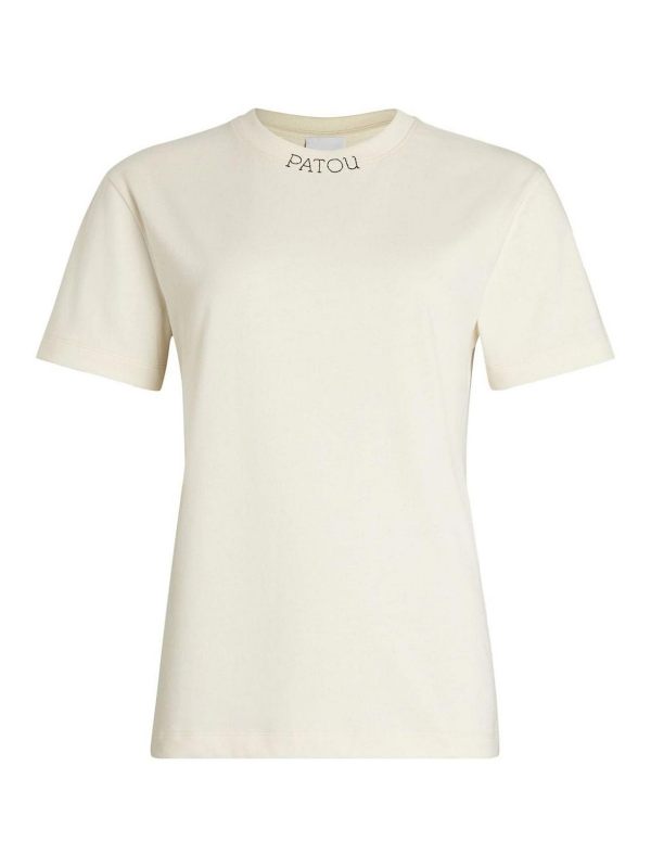 Patou Pull Col Rond - Blanc