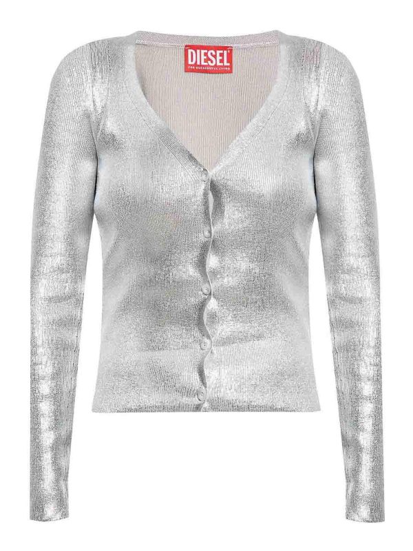 Diesel Cardigan - Argent