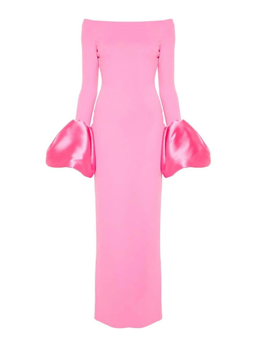 Solace London Maxi Robe - Couleur Chair