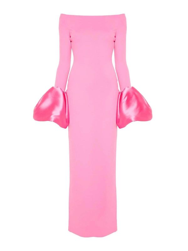 Solace London Maxi Robe - Couleur Chair