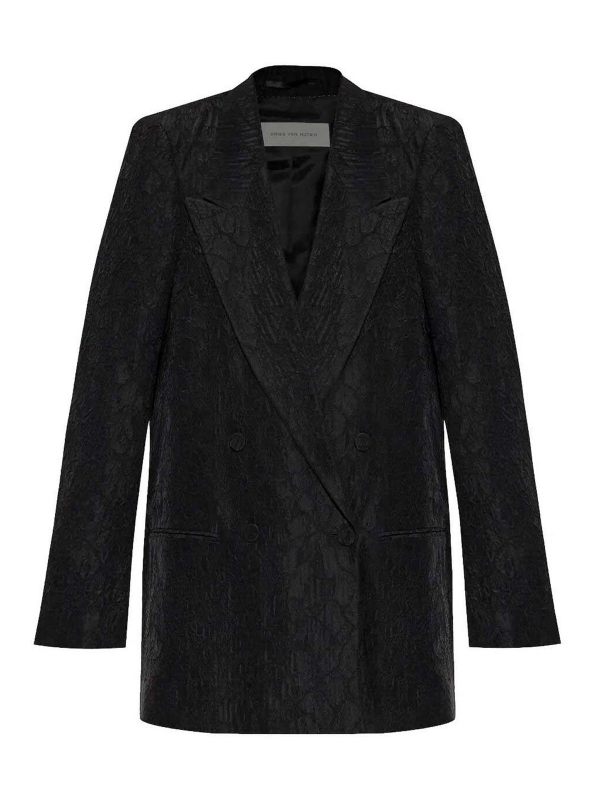 Dries Van Noten Veste Casual - Noir