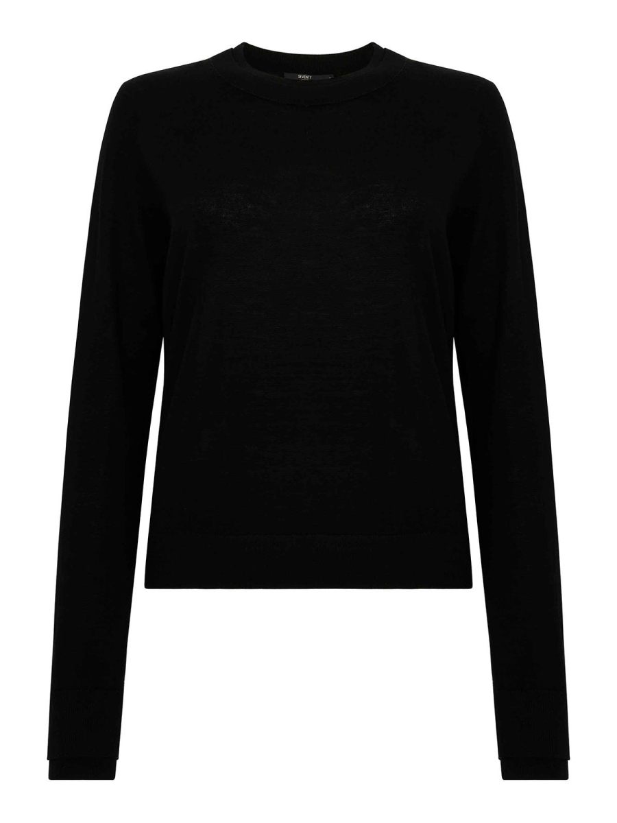 Seventy Pull Col Rond - Noir