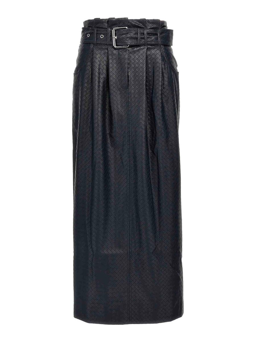 Rotate Birger Christensen Jupe Midi - Bleu