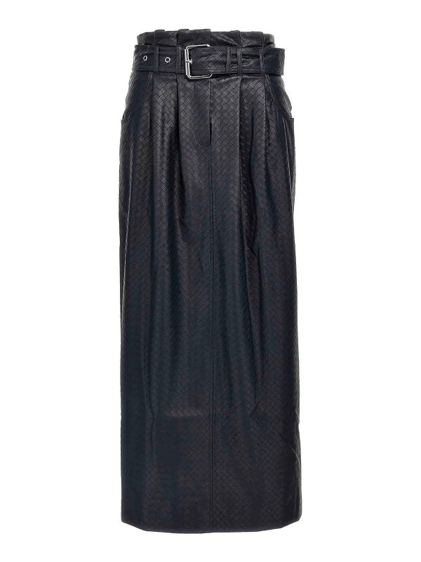 Rotate Birger Christensen Jupe Midi - Bleu