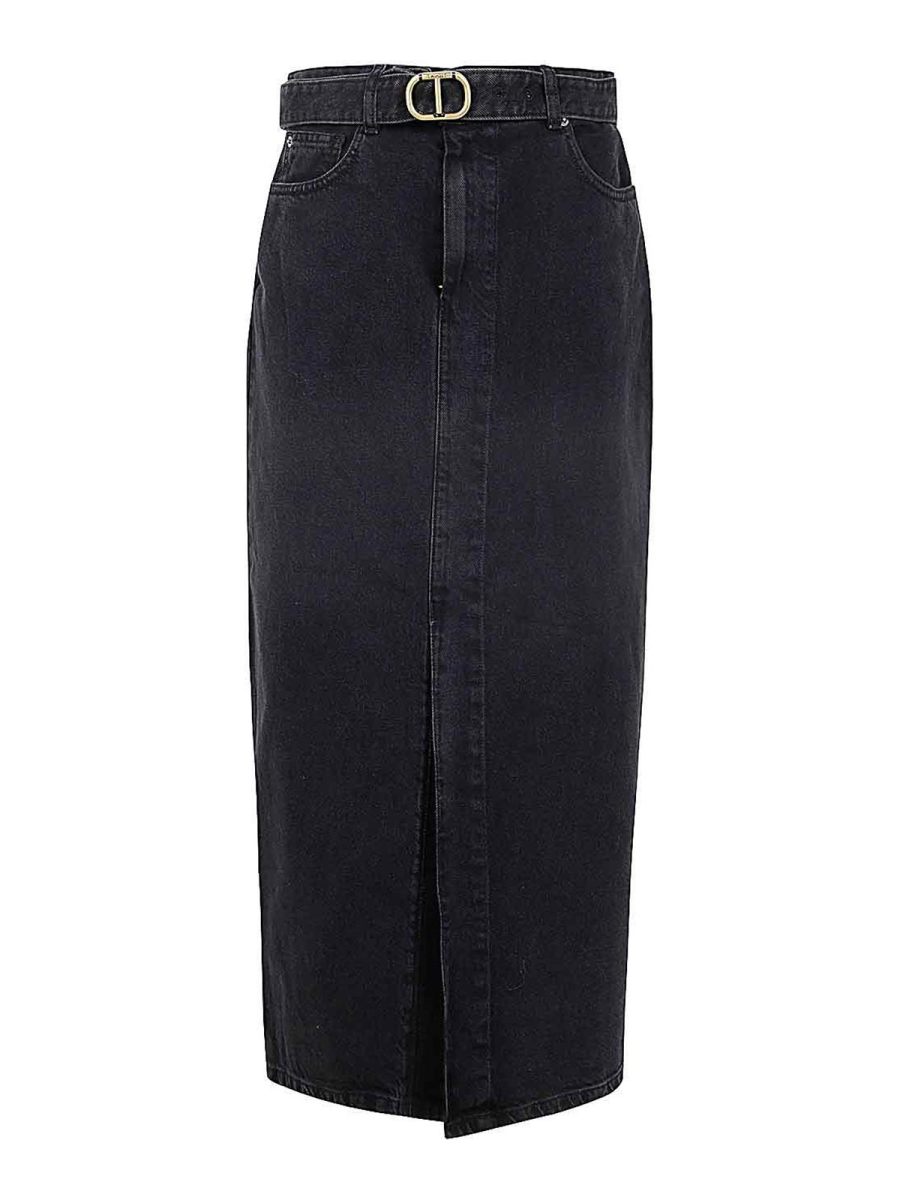 Twinset Jupe Midi - Noir