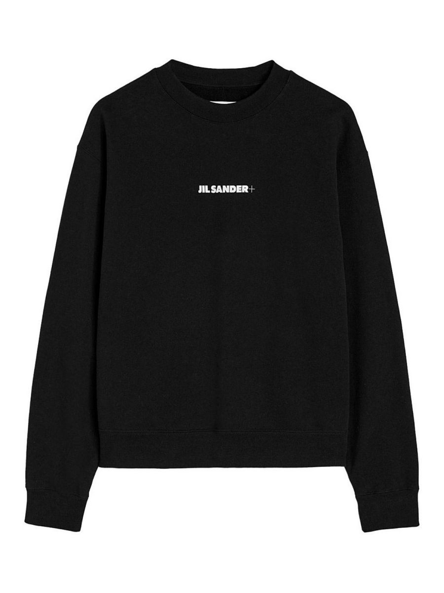 Jil Sander Pull Col Rond - Noir