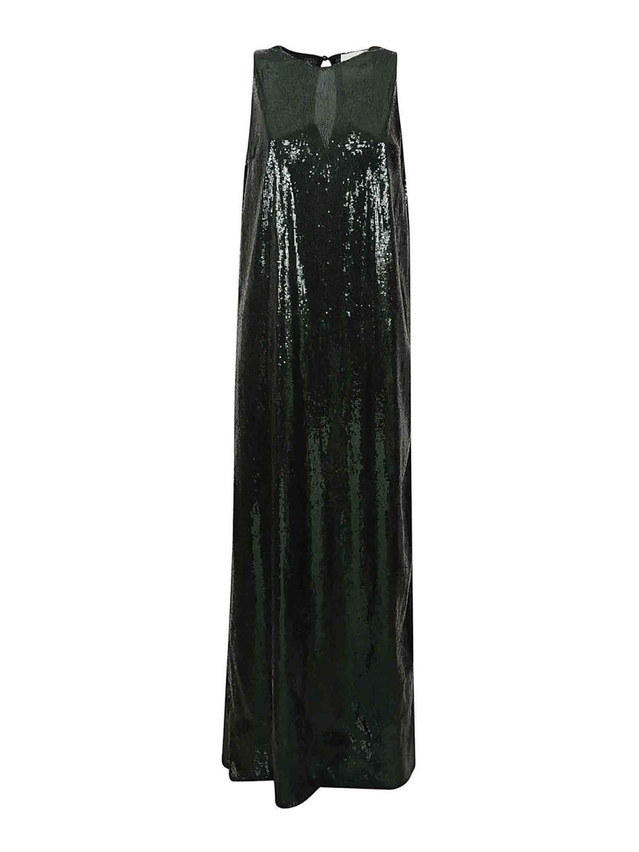 Crida Robe Au Genou - Vert