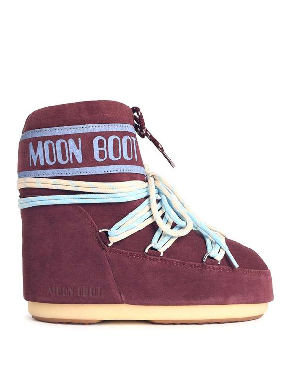 Moon Boot Bottes - Rouge Brun