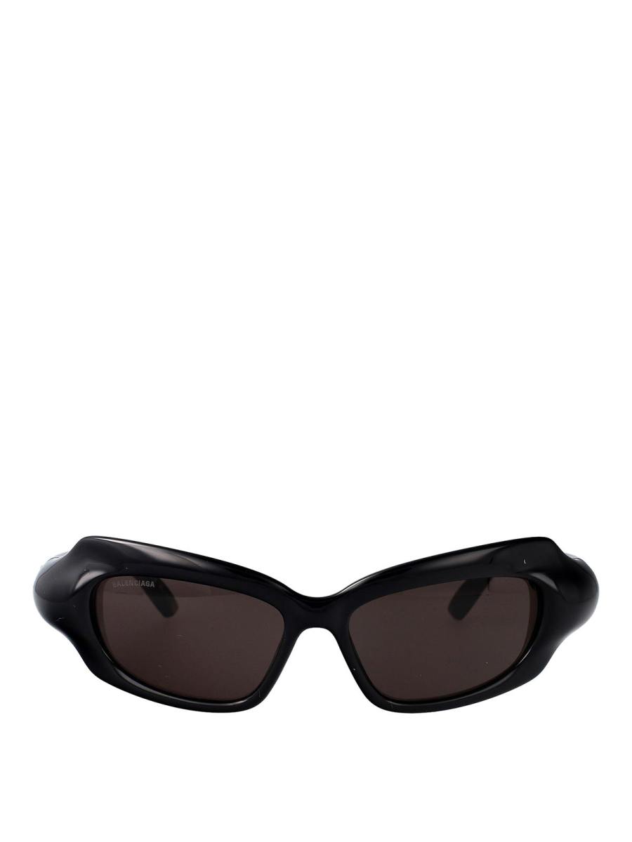 Balenciaga Lunettes De Soleil - Noir