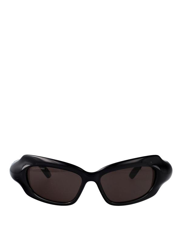 Balenciaga Lunettes De Soleil - Noir