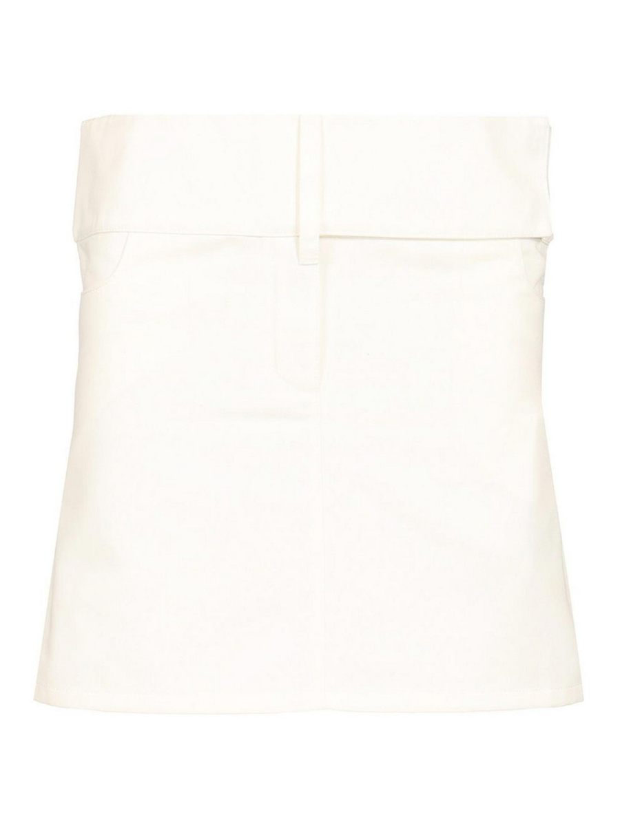 Courreges Jupe Midi - Blanc