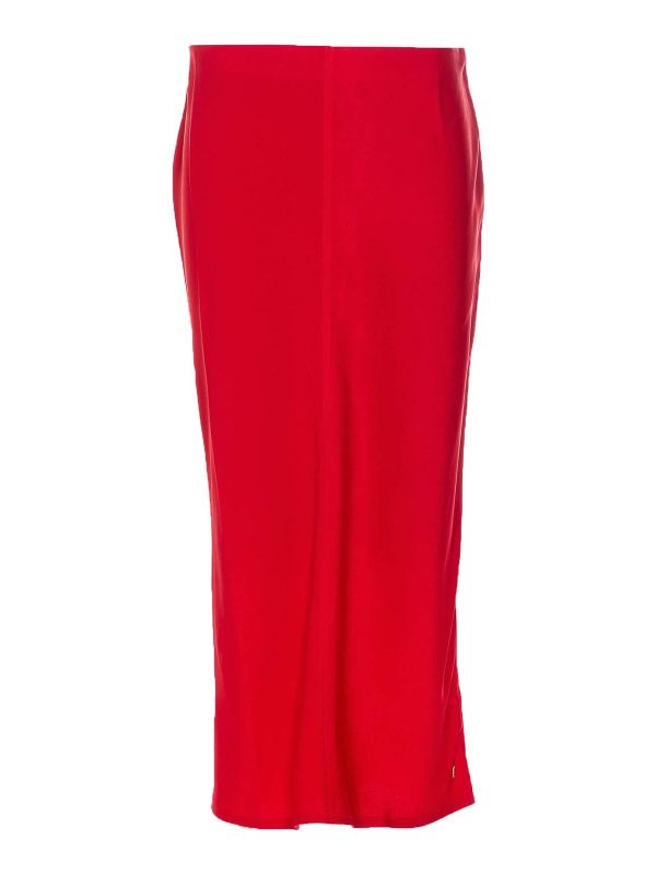 Ami Paris Jupe Midi - Rouge