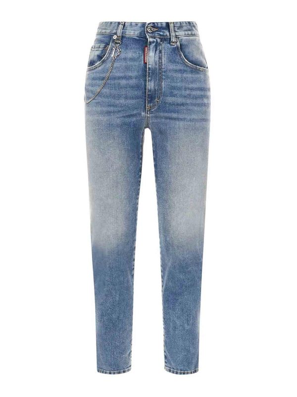 Dsquared2 Jean Droit - Bleu