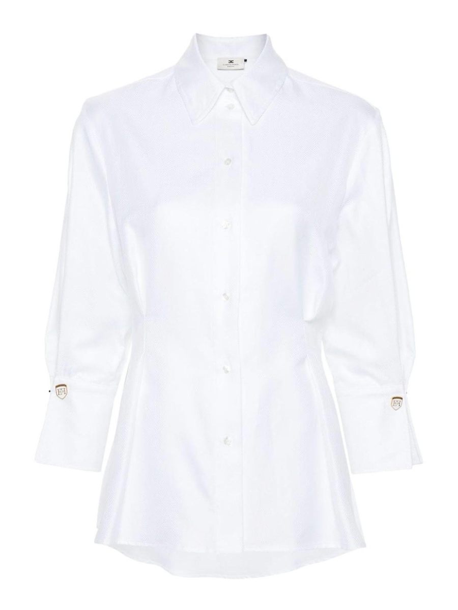 Elisabetta Franchi Chemise - Blanc