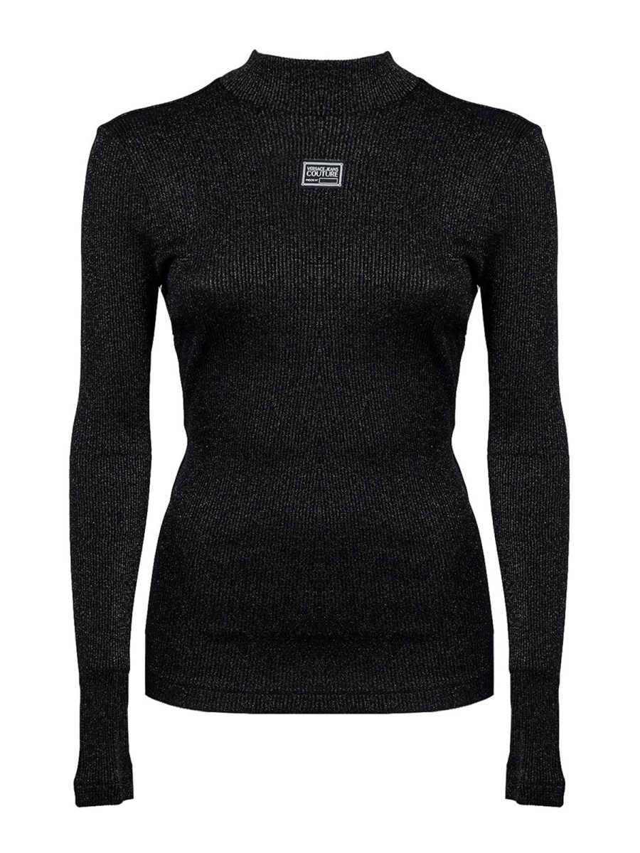 Versace Jeans Couture Pull Col Roulé - Noir