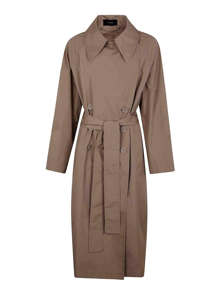 Joseph Manteau Court - Marron