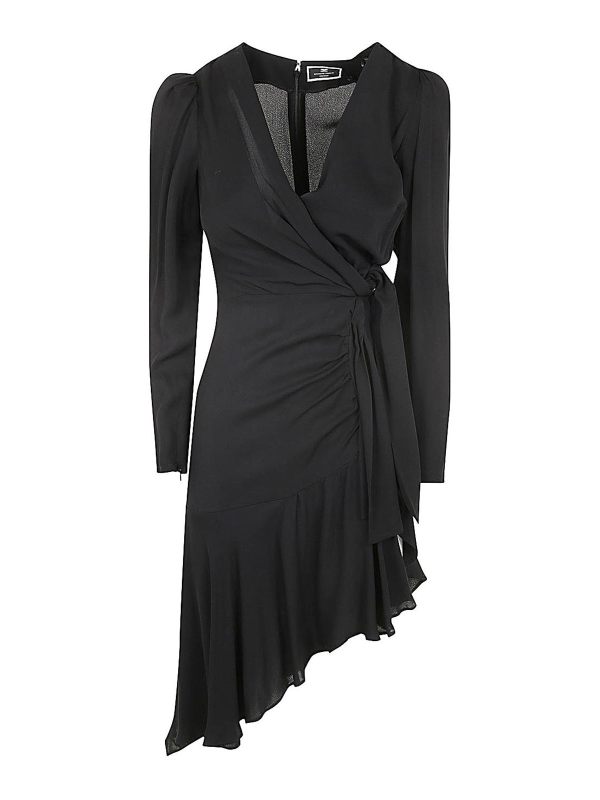 Elisabetta Franchi Maxi Robe - Noir