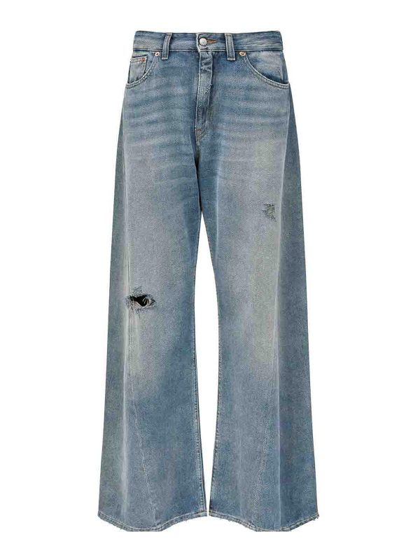 MM6 Maison Margiela Jean Bootcut - Bleu