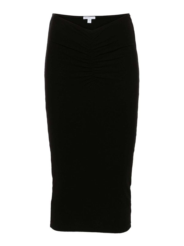 James Perse Jupe Midi - Noir