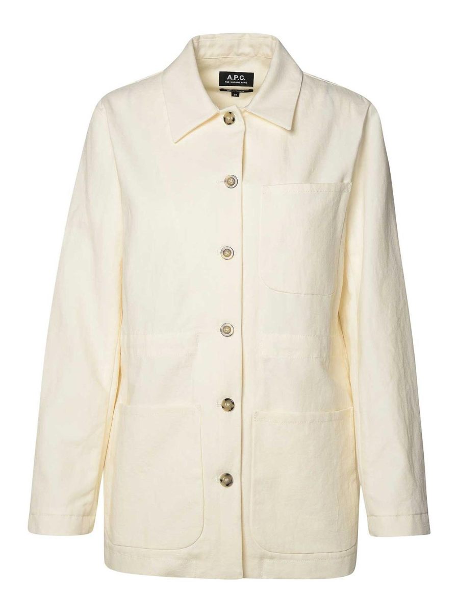 A. P.C. Veste Casual - Blanc