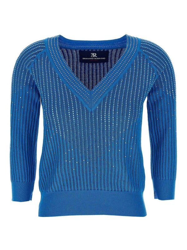 Ermanno Scervino Cardigan - Bleu