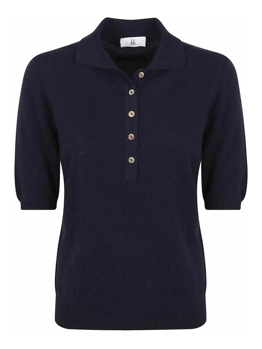 Eleven88 Pull Col Bateau - Bleu