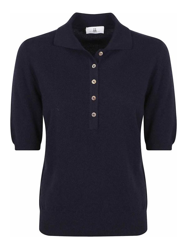 Eleven88 Pull Col Bateau - Bleu