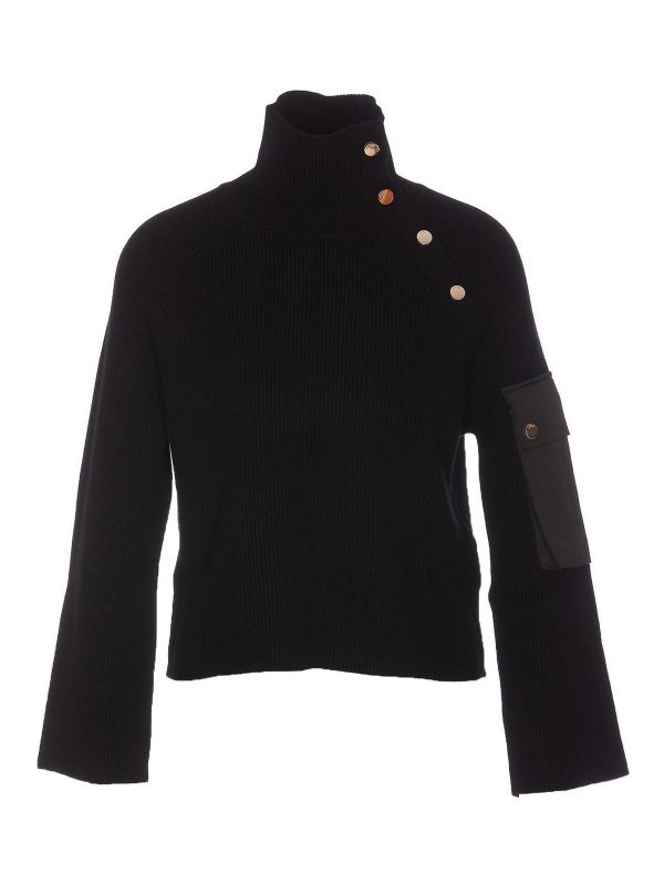 Liu Jo Pull Col Rond - Noir