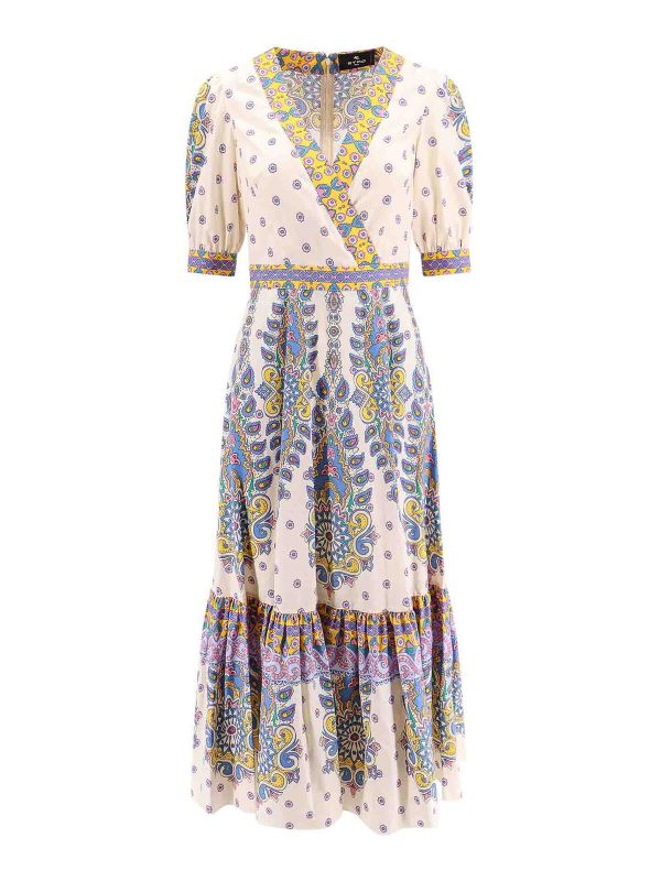 Etro Robe Au Genou - Beige