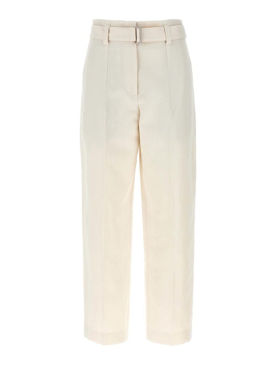 Brunello Cucinelli Pantalons Décontractés - Blanc