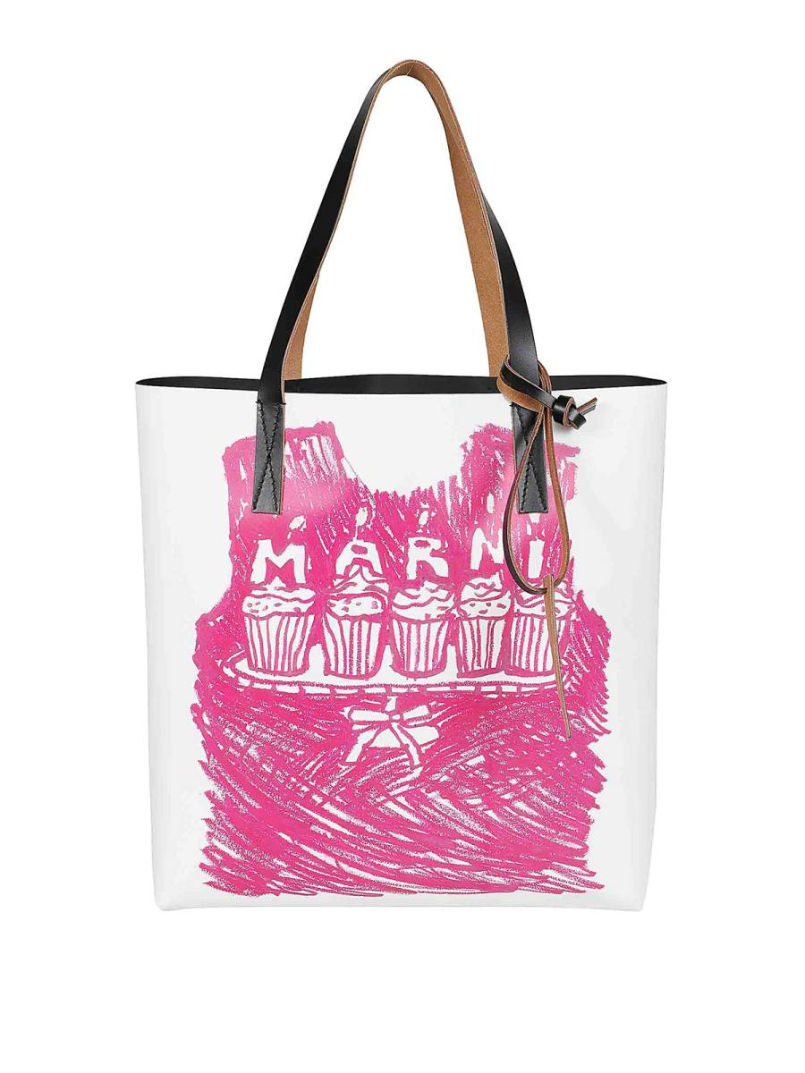 Marni Sac Cabas - Blanc